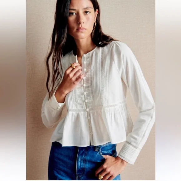 SEZANE cotton blouse - Picture 2 of 9